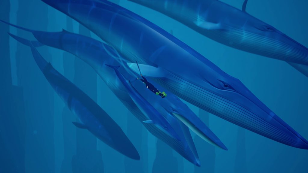 Blue whales in Abzû