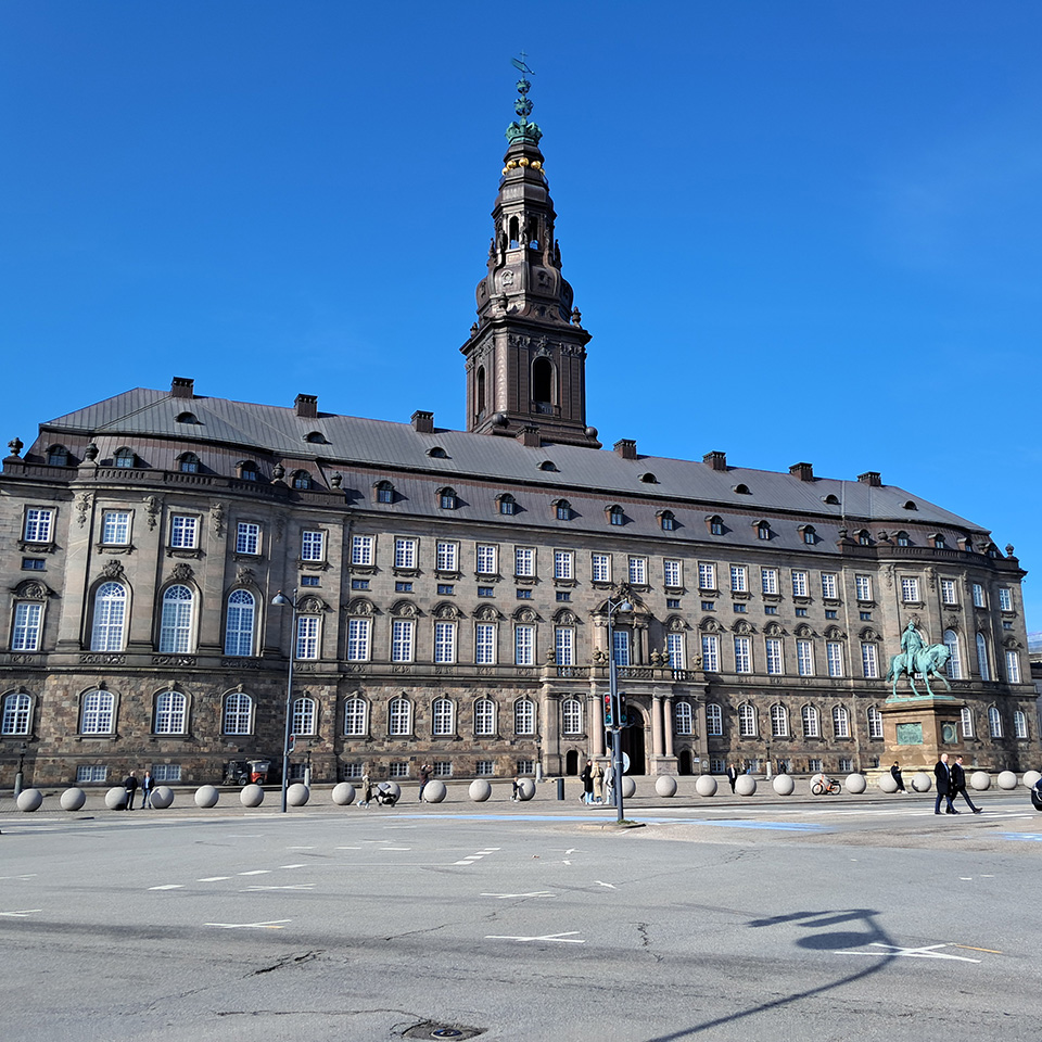 Christiansborg - now surrounded by orbs