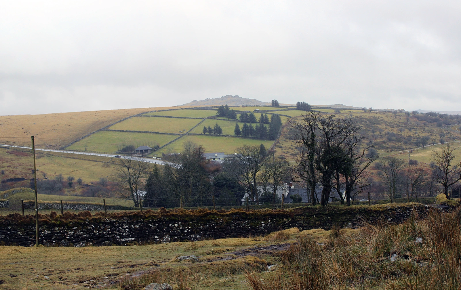 Dartmoor tor in Devon
