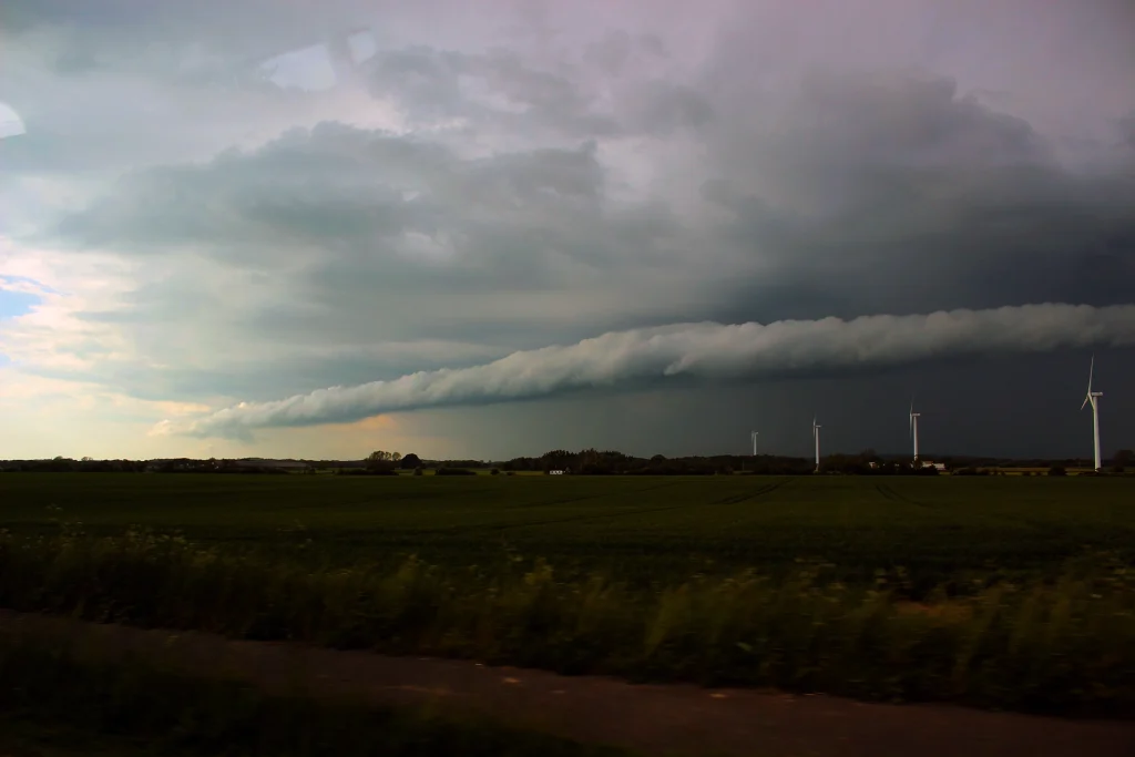 Rolling arcus cloud in Sweden