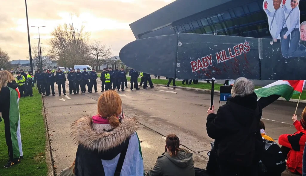 Protest at Shannon Airport