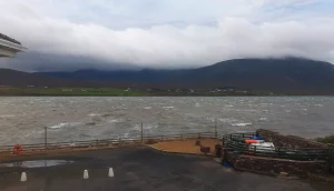 During Hurricane Lorenzo on Achill Island