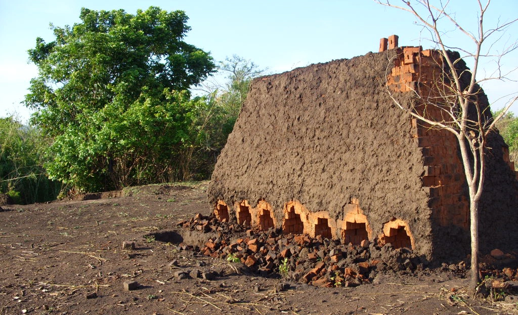 Old-school oven in the backyard