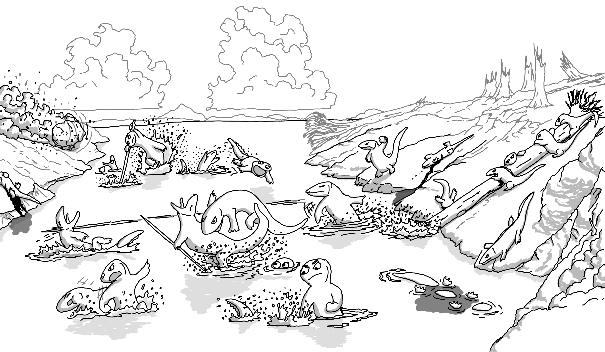 Tetrapods war