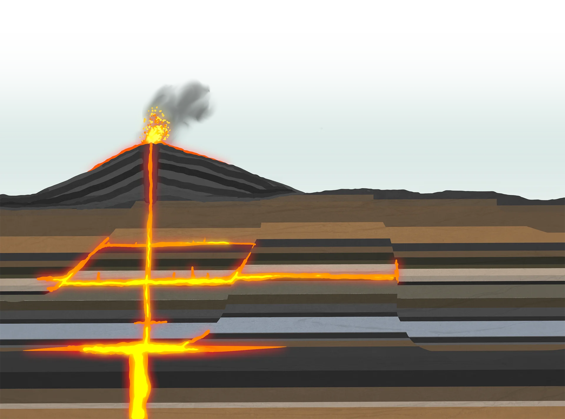 Volcano illustration Thomas Heising